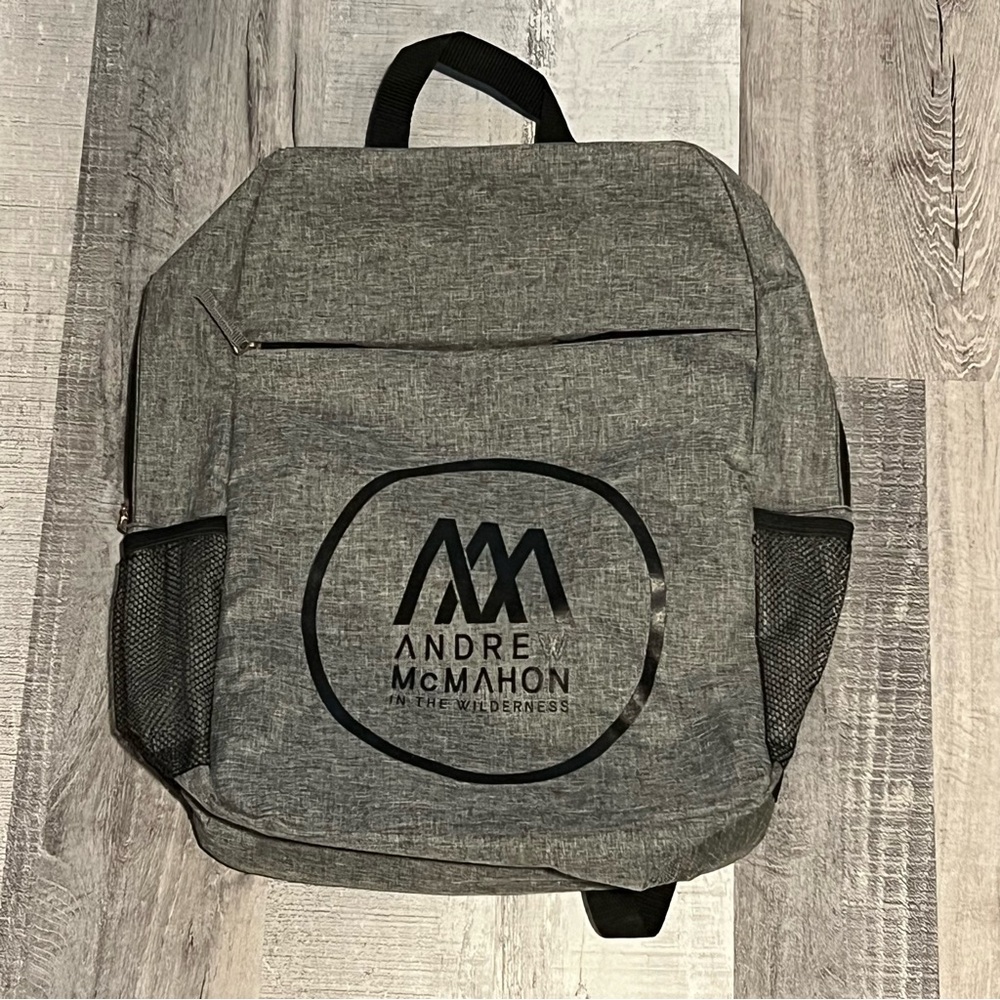 Andrew McMahon in the Wilderness Gray Backpack